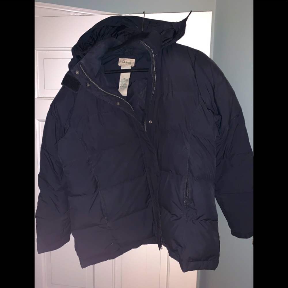 Designer LL Bean Goose down puffer coat circa 2000